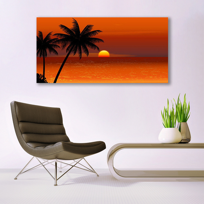 Slika na platnu Palma sea sun landscape