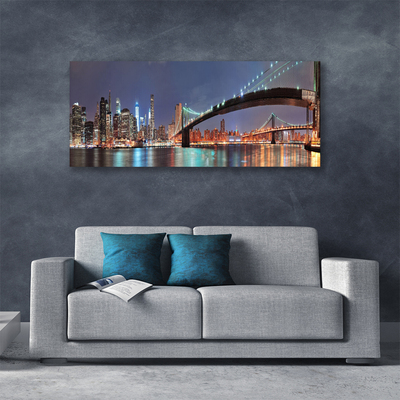 Slika na platnu Bridge mesto arhitektura
