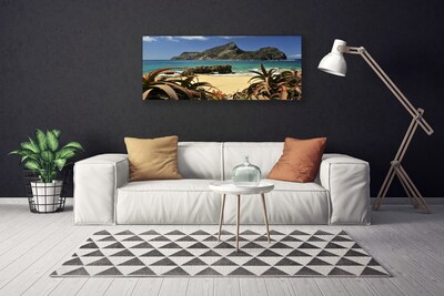 Slika na platnu Plaža sea rock landscape