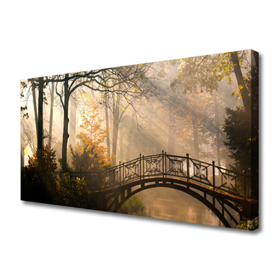 Slika na platnu Forest bridge arhitektura