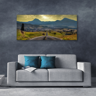 Slika na platnu Mountain road landscape