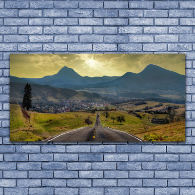 Slika na platnu Mountain road landscape