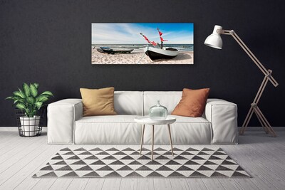 Slika na platnu Čoln beach landscape