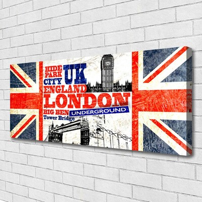 Slika na platnu London flag art