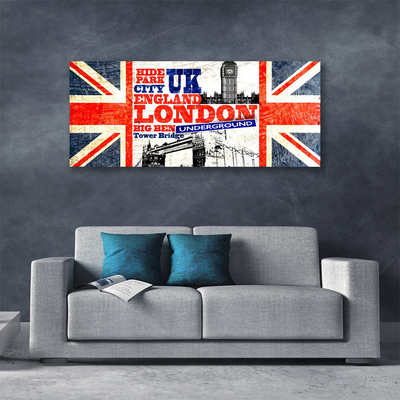 Slika na platnu London flag art