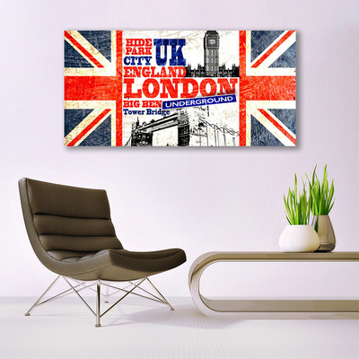 Slika na platnu London flag art