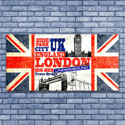 Slika na platnu London flag art