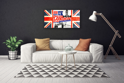 Slika na platnu London flag art