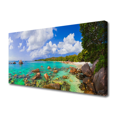 Slika na platnu Sea beach landscape