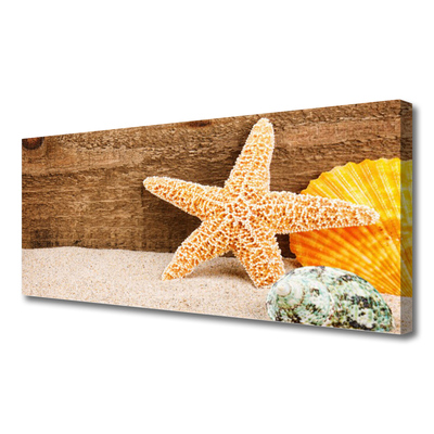 Slika na platnu Starfish sand art
