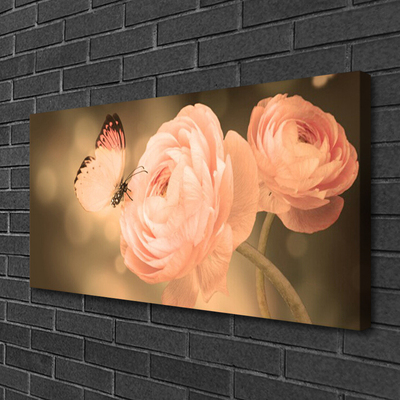 Slika na platnu Butterfly roses narava