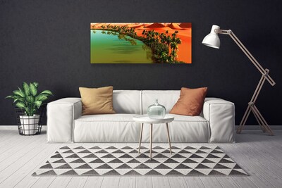 Slika na platnu Lake palm desert