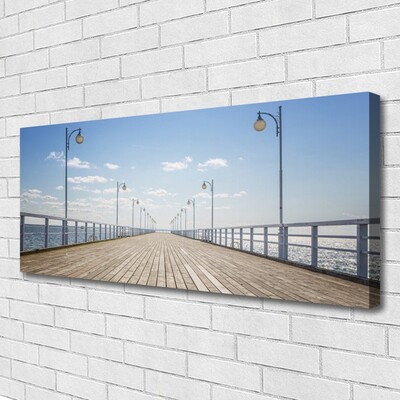 Slika na platnu Pier morje arhitektura