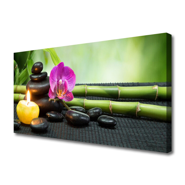 Slika na platnu Flower bamboo zen spa