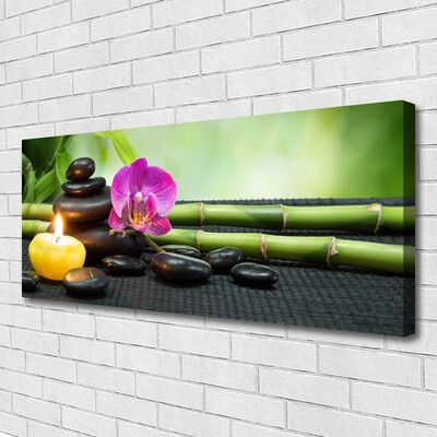 Slika na platnu Flower bamboo zen spa