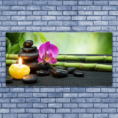 Slika na platnu Flower bamboo zen spa