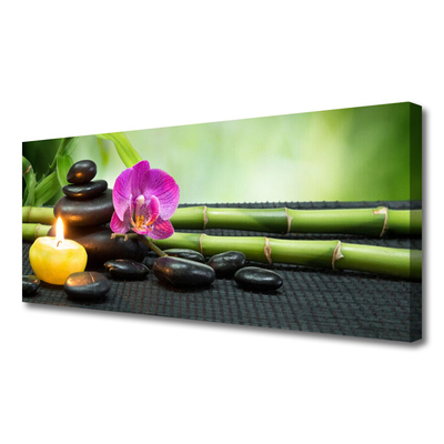 Slika na platnu Flower bamboo zen spa