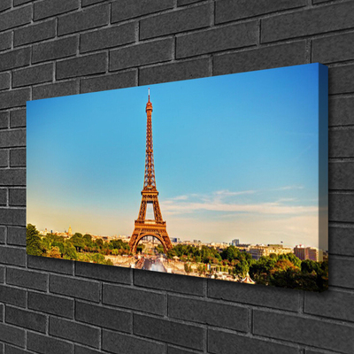 Slika na platnu Eifflov stolp pariz mesta