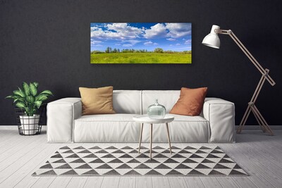 Slika na platnu Travnik grass heaven landscape
