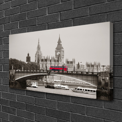 Slika na platnu London bridge, big ben