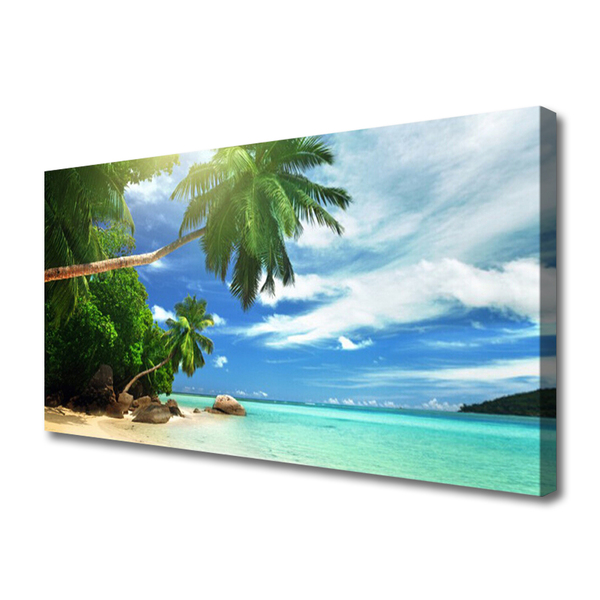 Slika na platnu Palm beach sea landscape