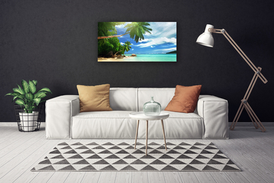 Slika na platnu Palm beach sea landscape