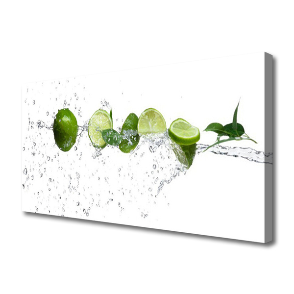 Slika na platnu Lime vode kuhinja