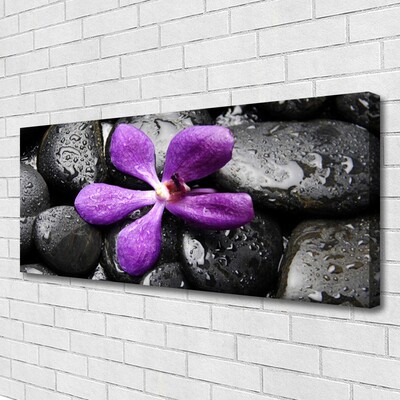 Slika na platnu Flower stones art