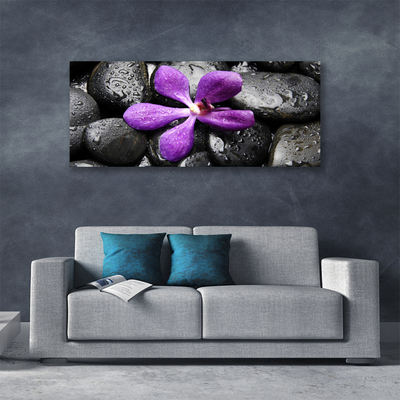 Slika na platnu Flower stones art