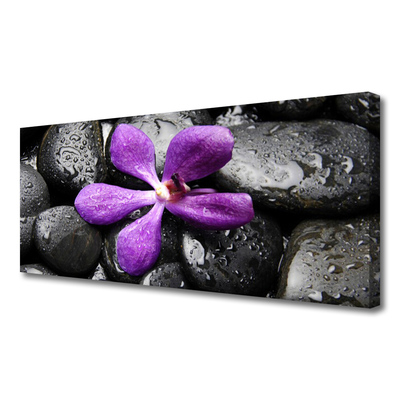 Slika na platnu Flower stones art