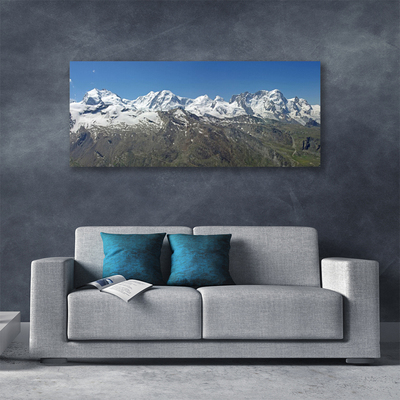 Slika na platnu Snow mountain landscape