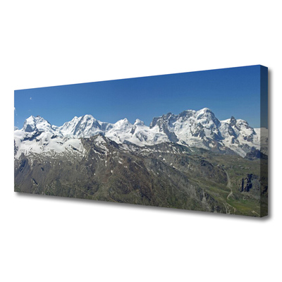 Slika na platnu Snow mountain landscape