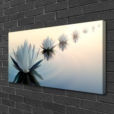Slika na platnu White water lilies waterlily