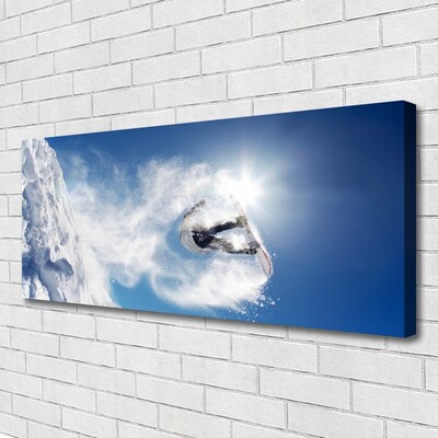 Slika na platnu Deskanje na snegu zimska snow sports