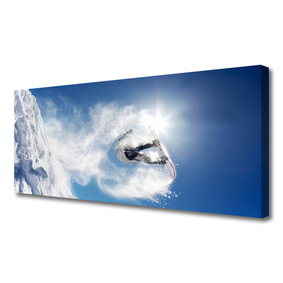 Slika na platnu Deskanje na snegu zimska snow sports