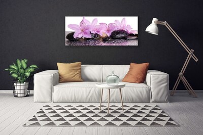 Slika na platnu Vodne lilije cvetje rosa