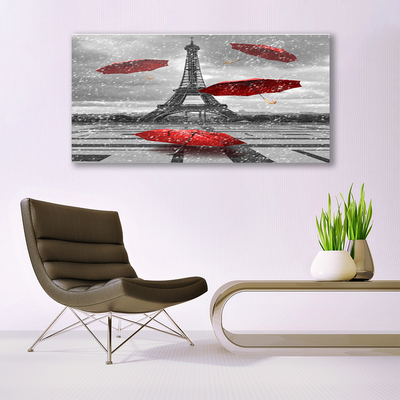 Slika na platnu Eifflov stolp v parizu umbrella