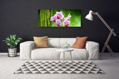 Slika na platnu Bamboo orchid cvetje zen