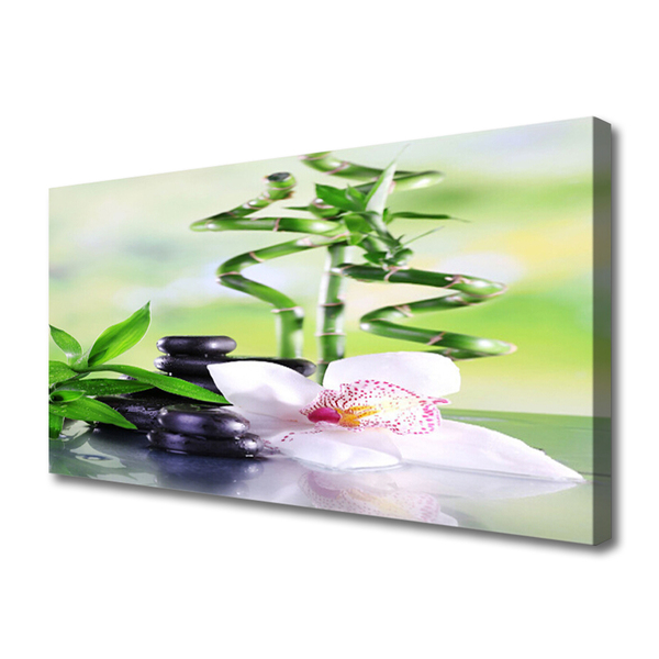 Slika na platnu Bamboo orchid zen spa