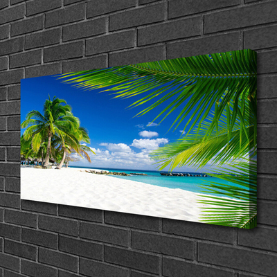 Slika na platnu Tropical beach s pogledom na morje