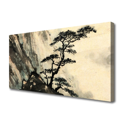 Slika na platnu Painted tree art