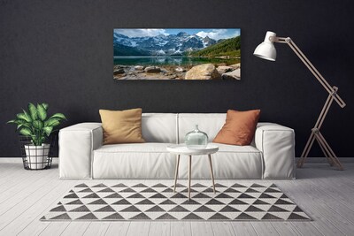 Slika na platnu Tatra mountains forest lake