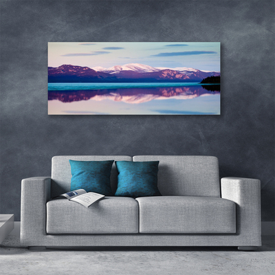 Slika na platnu Mountain lake landscape