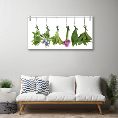Slika na platnu Zelišča posušeni listi cvetje