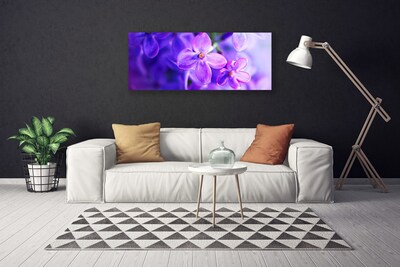 Slika na platnu Cvetje vijolična narava