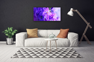 Slika na platnu Cvetje vijolična narava