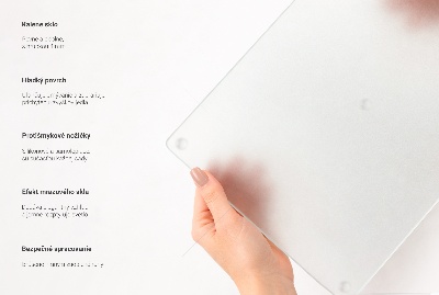 Zaščita za kuhinjski pult v pravokotni polprosojni izvedbi