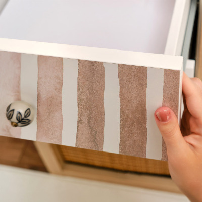 Folija za pohištvo Bež črte