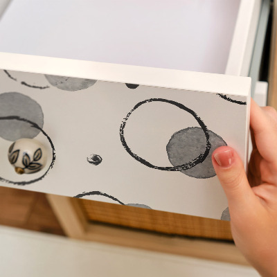 Samolepilna tapeta za pohištvo Ustvarjalni krogi