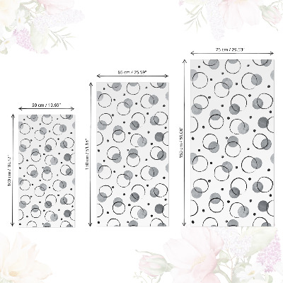 Samolepilna tapeta za pohištvo Ustvarjalni krogi